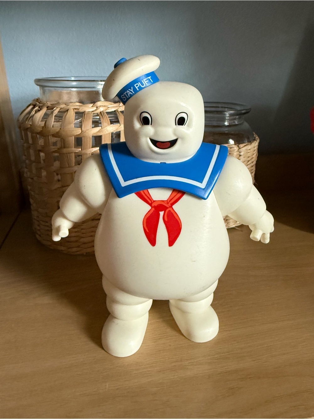 Stay Puft Marshmallow Man ghostbusters Action Figure - White, Blue & Red